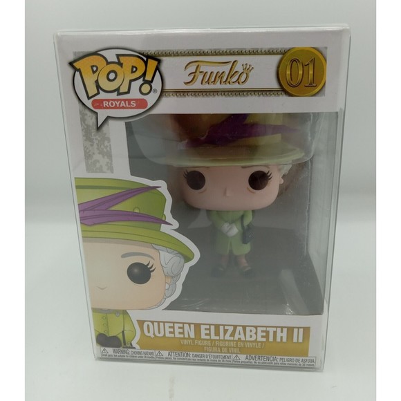 Elizabeth II Royal Queen Funko Pop Vinyl Figure Elizabeth Queen Family: #01 NEW! - Picture 1 of 6